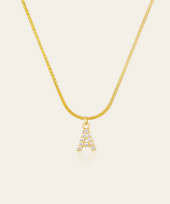 Diamond Initial Necklace