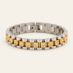 two tone bracelet luxury 18K Gold